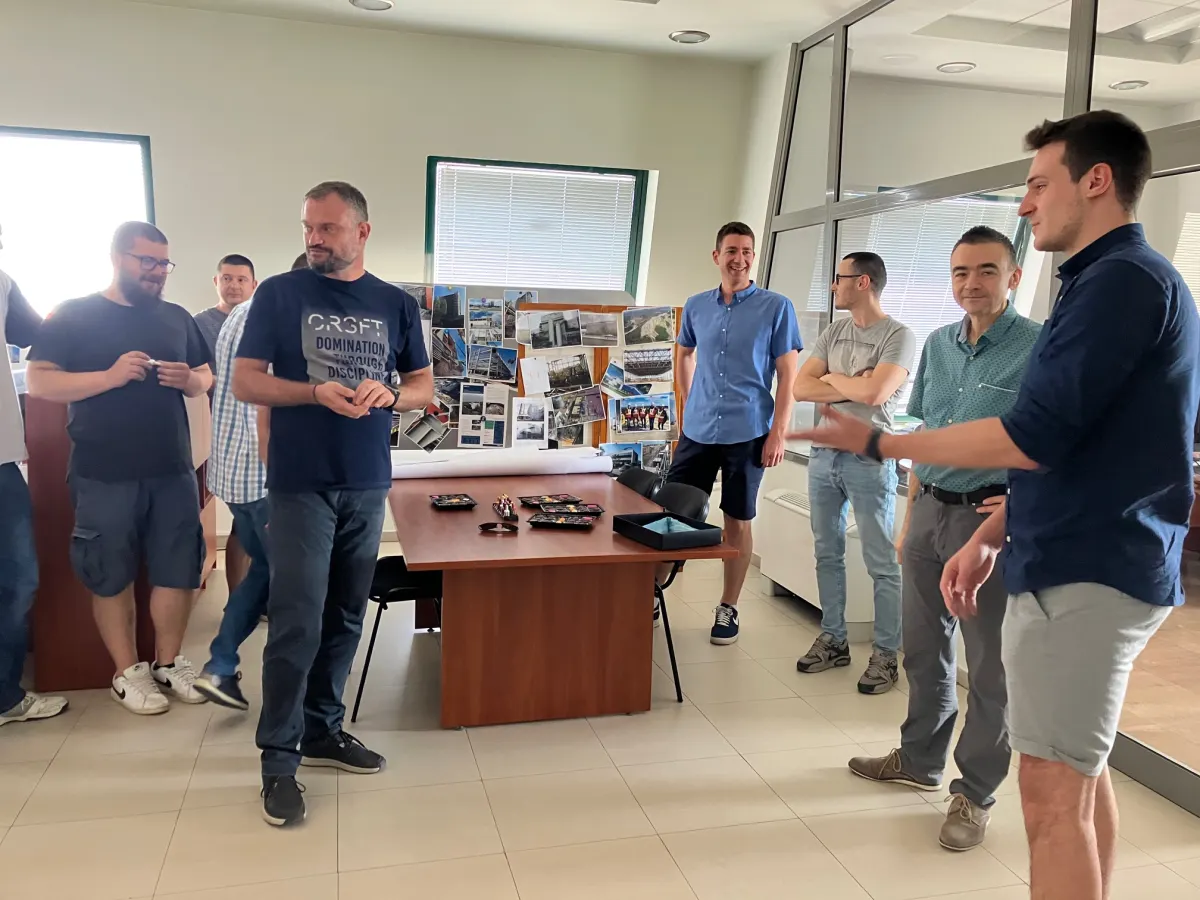 Our young colleague is already graduated Engineer